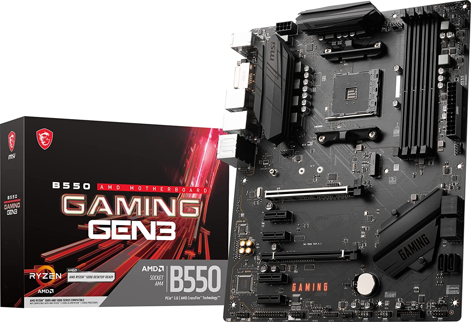 MSI B550 Gaming GEN3 Gaming Motherboard MSI B550 Gaming GEN3 Gaming Motherboard